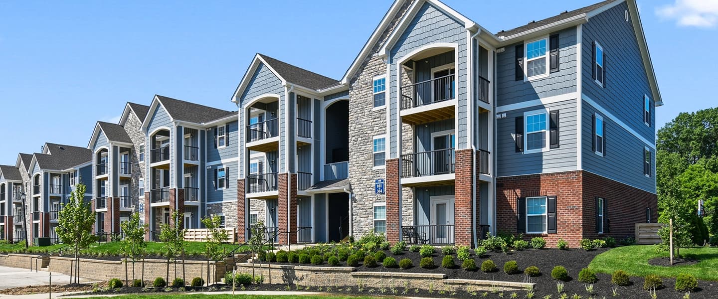 Exterior view of Carlton at Berkshire apartments