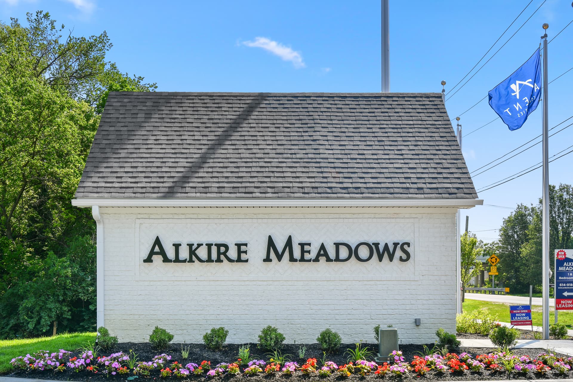 Alkire Meadows signage at entrance